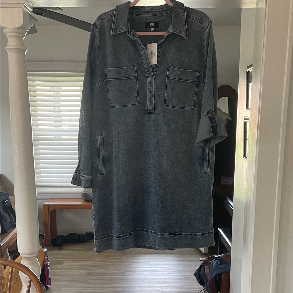 Inherit Denim Shirt Jean Dress.